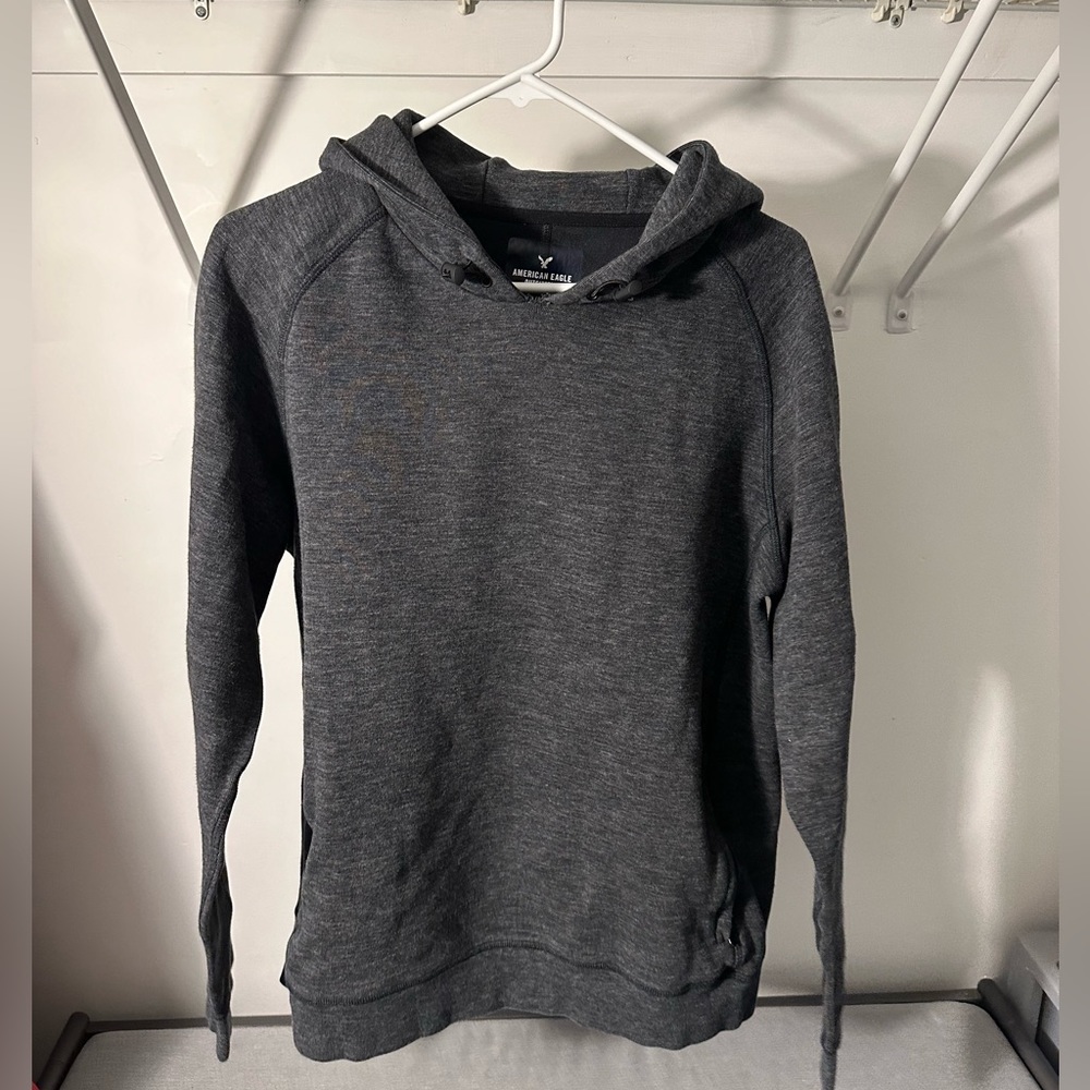 American Eagle Active Flex Large Grey Sweatshirt Hoodie